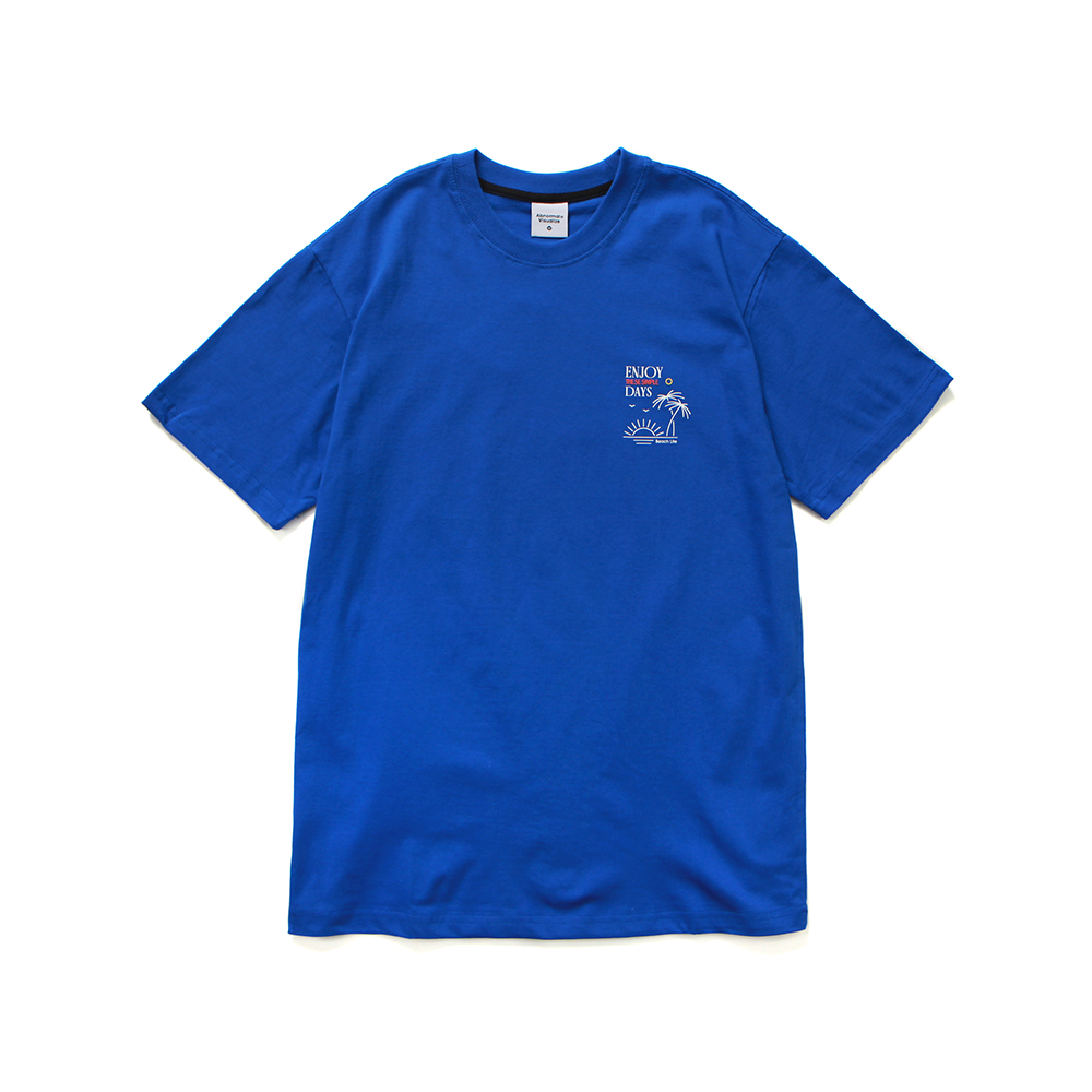 비치라이프 오버핏 티셔츠 블루 (BEACHLIFE T-SHIRT BLUE)