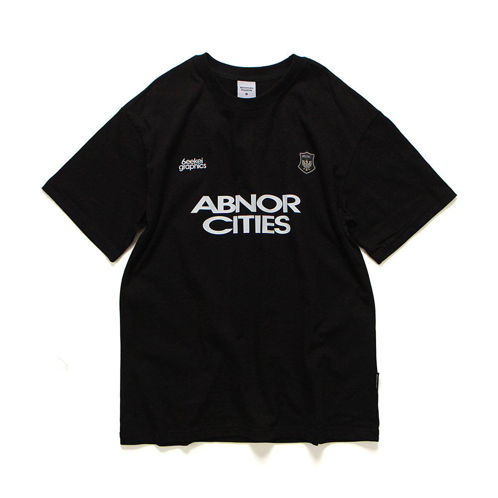 앱놀씨티즈 티셔츠 블랙 (ABNORCITIES T-SHIRT BLACK)